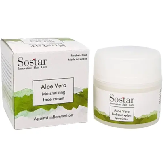 SOSTAR ΚΑΤΑΠΡΑΥΝΤΙΚΗ ΚΡΕΜΑ ΑΛΟΗ 50ML - Πρόσωπο στο Villagepharmacy