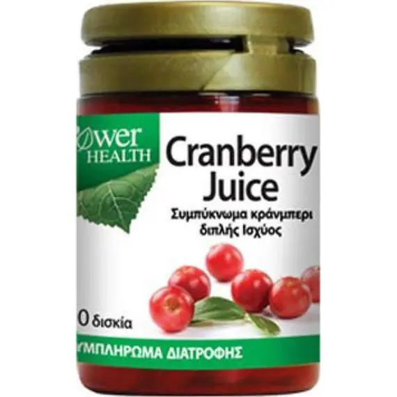 Power Health Cranberry Juice 4500 mg Για την προστασία του ουροποιητικού, 30 tabs - Ηλεκτρολύτες στο Villagepharmacy