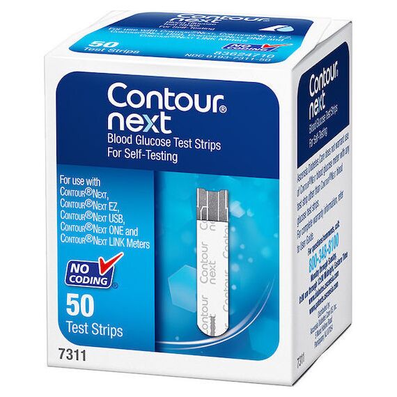 CONTOUR ΤΑΙΝΙΕΣ ΜΕΤΡΗΣΗΣ ΓΛΥΚΟΖΗΣ ΑΙΜΑΤΟΣ NEXT (50) - Διαβήτης στο Villagepharmacy