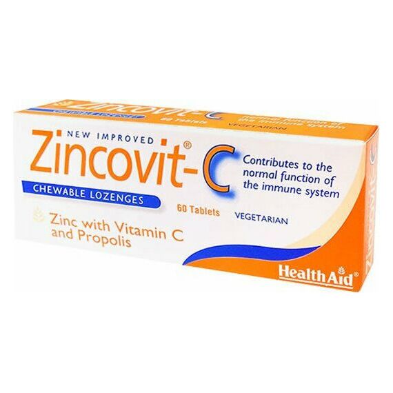 HEALTH AID ZINCOVIT-C 60 TABS - Βιταμίνες στο Villagepharmacy