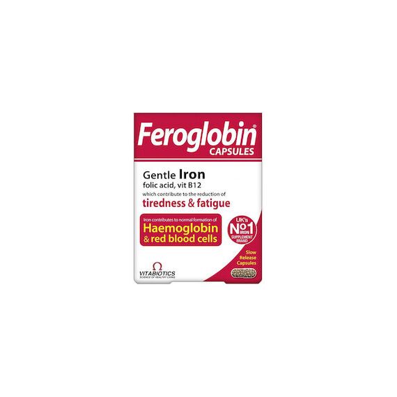 VITABIOTICS FEROGLOBIN SLOW RELEASE 30 CAPS - Βιταμίνες στο Villagepharmacy