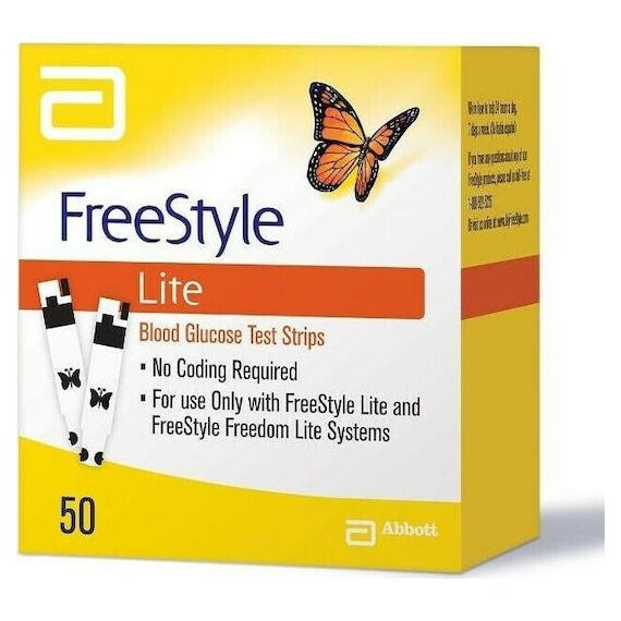 FREESTYLE LITE 50 GLUCOSE STRIPS - Διαβήτης στο Villagepharmacy