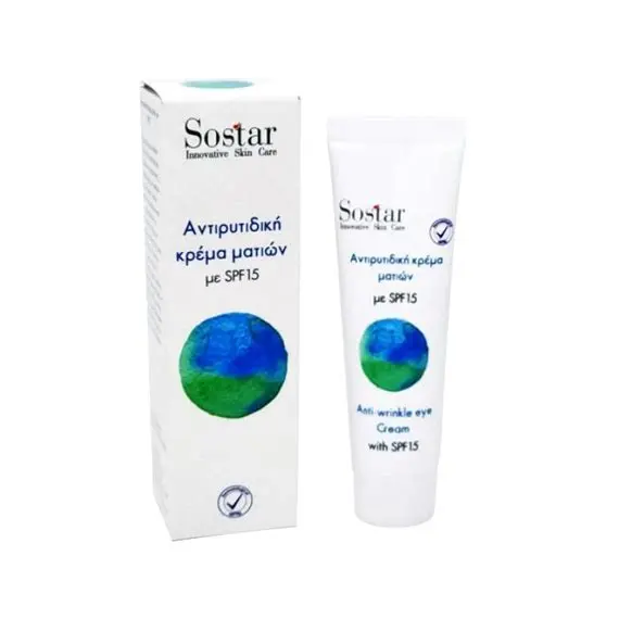 SOSTAR ΚΡΕΜΑ ΜΑΤΙΩΝ SPF15 50ML - Πρόσωπο στο Villagepharmacy