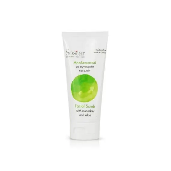 SOSTAR SCRUB ΠΡΟΣΩΠΟΥ & ΛΑΙΜΟΥ 75ML - Πρόσωπο στο Villagepharmacy