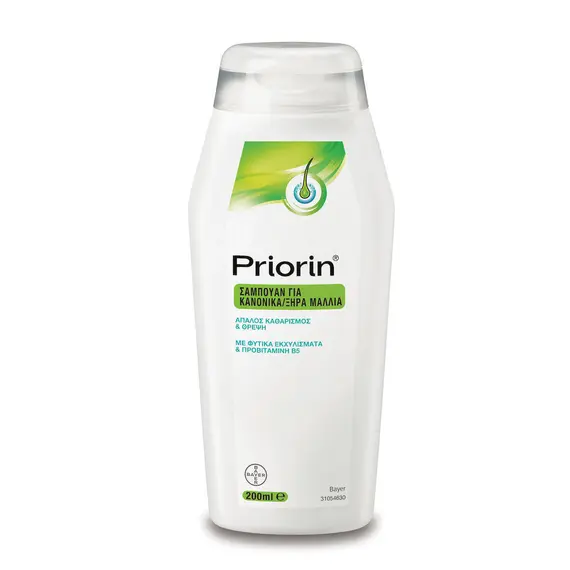 PRIORIN Σαμπουάν 200ml για Κανονικά/Ξηρά μαλλιά - Σαμπουάν - Αφρόλουτρα στο Villagepharmacy