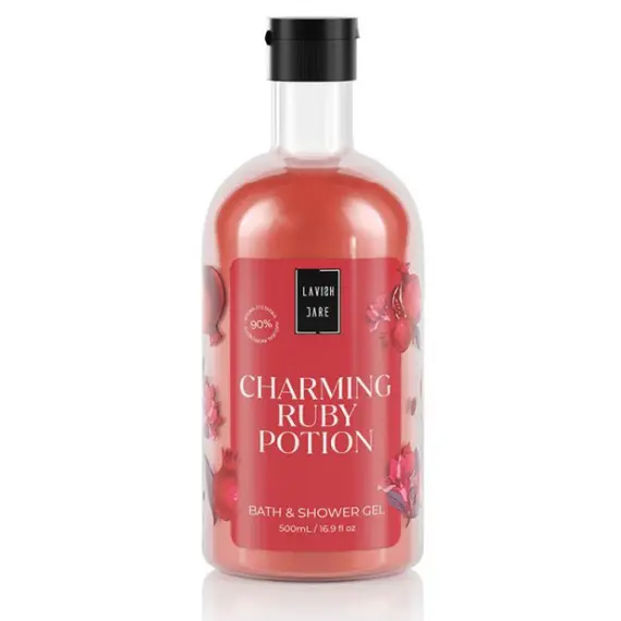 Lavish Care Bath & Shower Gel Charming Ruby Potion Αφρόλουτρο, 500ml - Σώμα στο Villagepharmacy