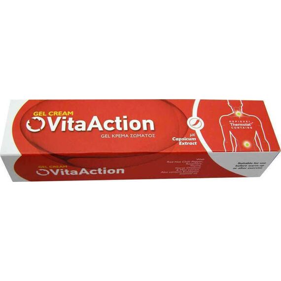 VITA-ACTION GEL CREAM 100ML CAPSICUM - Μυϊκοί πόνοι στο Villagepharmacy