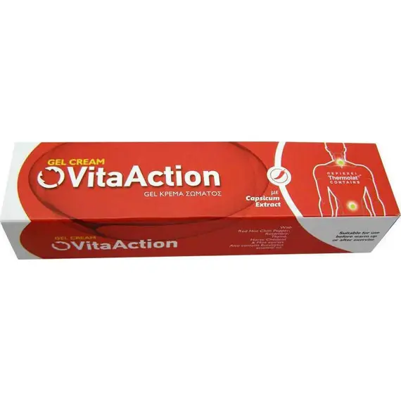 VITA-ACTION GEL CREAM 100ML CAPSICUM - Μυϊκοί πόνοι στο Villagepharmacy