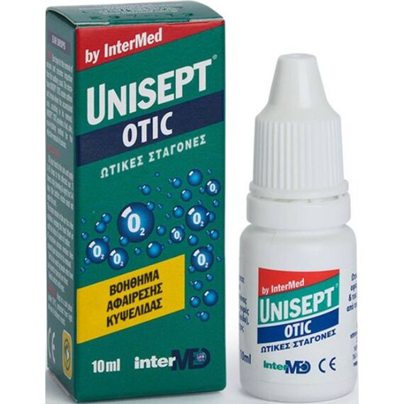 INTERMED UNISEPT OTIC DROPS 10ML - Φαρμακείο στο Villagepharmacy