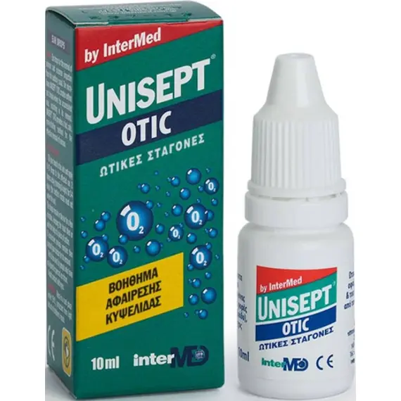 INTERMED UNISEPT OTIC DROPS 10ML - Φαρμακείο στο Villagepharmacy