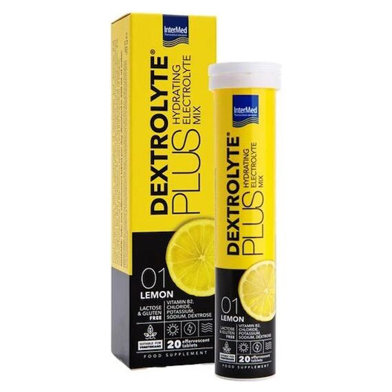 DEXTROLYTE PLUS LEMON TBx20 eff.tabs - Βιταμίνες στο Villagepharmacy