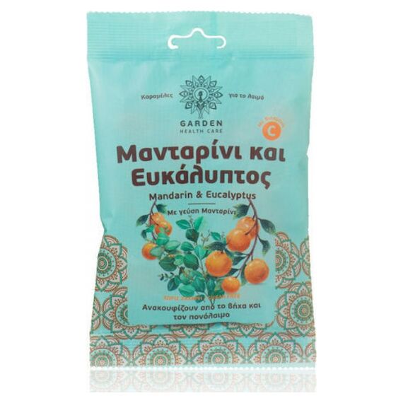 GARDEN ΚΑΡΑΜΕΛΕΣ ΛΑΙΜΟΥ ΜΑΝΤΑΡΙΝΙ & ΕΥΚΑΛΥΠΤΟΣ - Καραμέλες στο Villagepharmacy