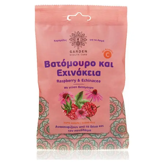 GARDEN ΚΑΡΑΜΕΛΕΣ ΛΑΙΜΟΥ ΒΑΤΟΜΟΥΡΟ & ΕΧΙΝΑΚΕΙΑ - Καραμέλες στο Villagepharmacy