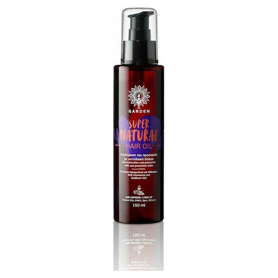 GARDEN SUPERNATURAL HAIR OIL 150ml - Μαλλιά στο Villagepharmacy