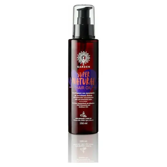 GARDEN SUPERNATURAL HAIR OIL 150ml - Μαλλιά στο Villagepharmacy