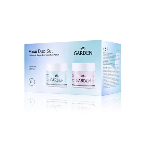 GARDEN FACE DUO SET NO 2 ANTIWRINKLE CR 50ML + MOISTUR CR 50ML - Πρόσωπο στο Villagepharmacy