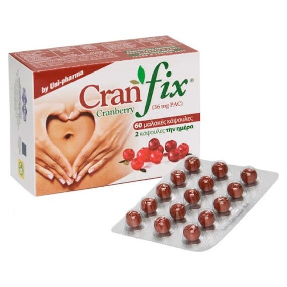 CRAN-FIX 36MG 60 CAPS - Βότανα στο Villagepharmacy