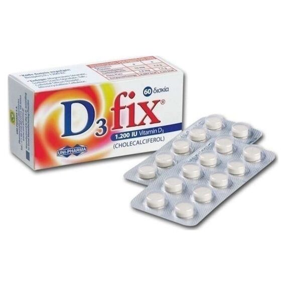 D3 FIX 1.200 IU 60 TABS - Βιταμίνες στο Villagepharmacy