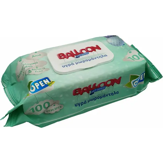 ΜΩΡΟΜΑΝΤΗΛΑ BALOON 100PCS - Φροντίδα μωρού - παιδιού στο Villagepharmacy