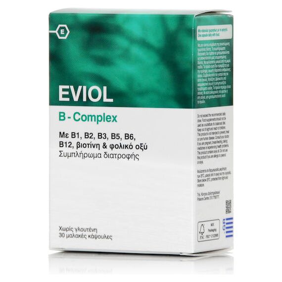 EVIOL B COMPLEX x 30 - Βιταμίνες στο Villagepharmacy