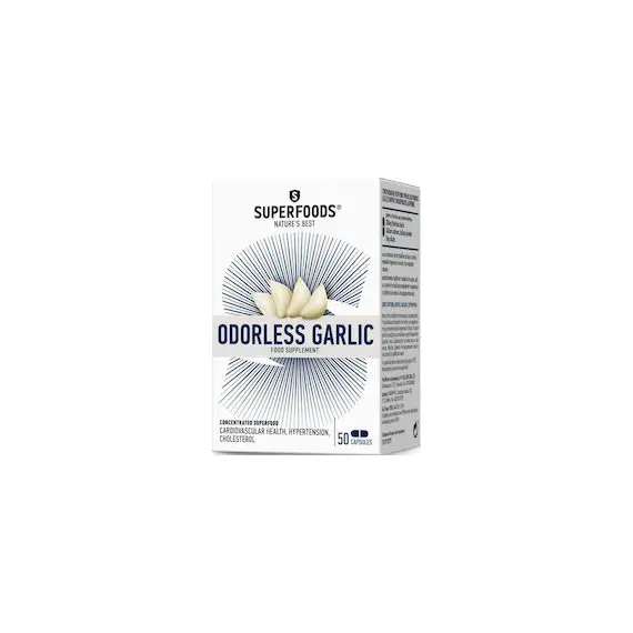 SUPERFOODS ΑΟΣΜΟ ΣΚΟΡΔΟ 50CAPS - Βιταμίνες στο Villagepharmacy