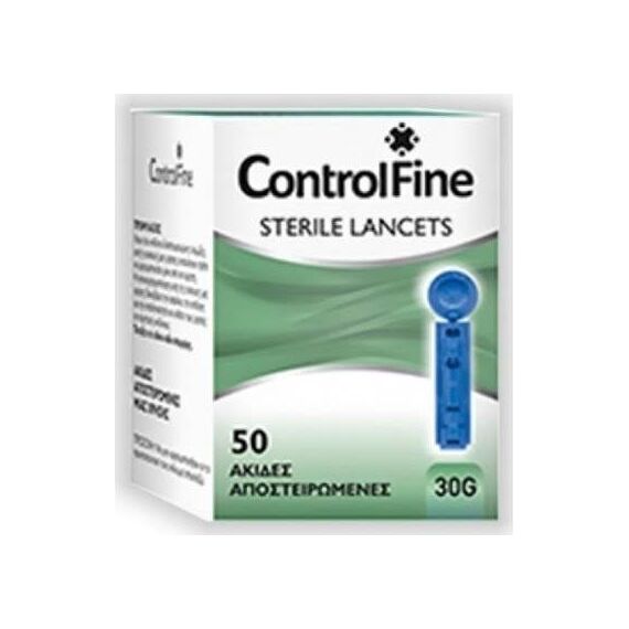 ControlFine  50 STERILE LANCETS 30G - Διαβήτης στο Villagepharmacy