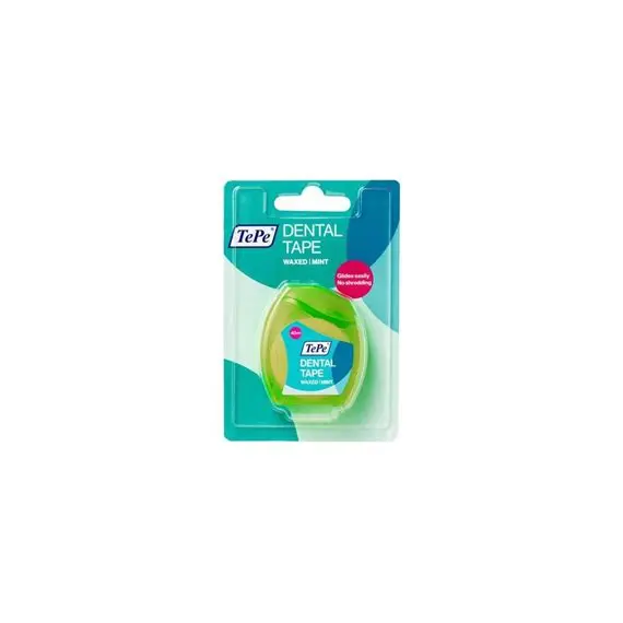 TePe DENTAL TAPE WAXED MINT(ΟΔΟΝΤΙΚΟ ΝΗΜΑ) 40 ML - Στοματική υγιεινή στο Villagepharmacy