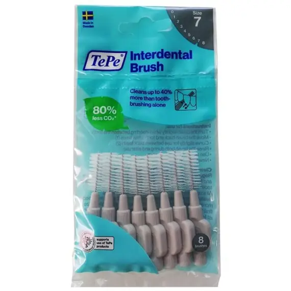 TePe 1,3MM ΓΚΡΙ  8TEM - Στοματική υγιεινή στο Villagepharmacy