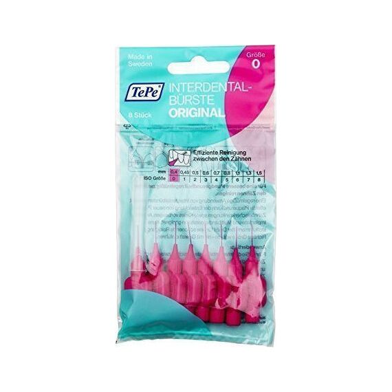 TePe 0,4MM ΦΟΥΞΙΑ  8TEM - Στοματική υγιεινή στο Villagepharmacy