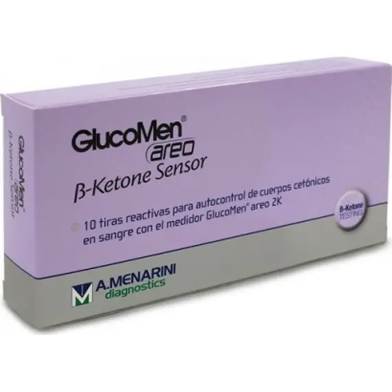 GLUCOMEN AREO β-KETONE SENSOR 10 ΤΑΙΝΙΕΣ - Διαβήτης στο Villagepharmacy