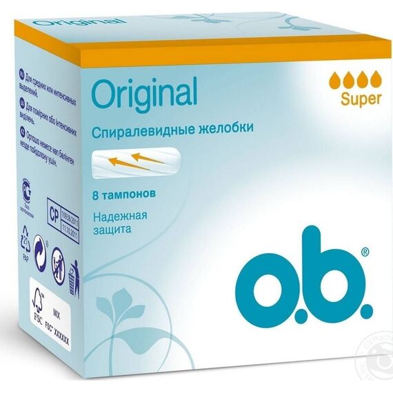O.B TAMPONS PROCOMFORT SUPER 8 TWISTER - Γυναίκα στο Villagepharmacy