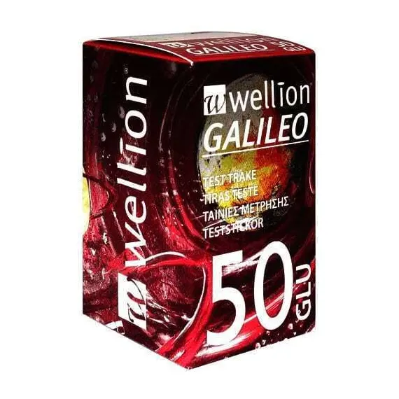 WELLION GALILEO ΤΑΙΝΊΕΣ ΜΈΤΡΗΣΗΣ ΣΑΚΧ’ΡΟΥ - 50ΤΜΧ - Διαβήτης στο Villagepharmacy