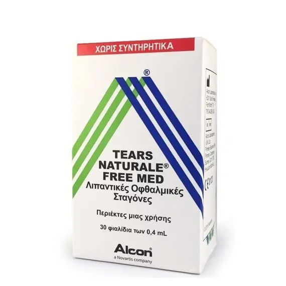 Alcon Tears Naturale Free Med Οφθαλμικές Σταγόνες σε περιέκτες μιας Χρήσης, 30 x 0.4 ml - Οφθαλμικά στο Villagepharmacy