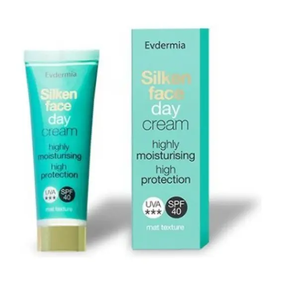 EVDERMIA SILKEN FACE DAY CREME SPF40 50ML - Πρόσωπο στο Villagepharmacy